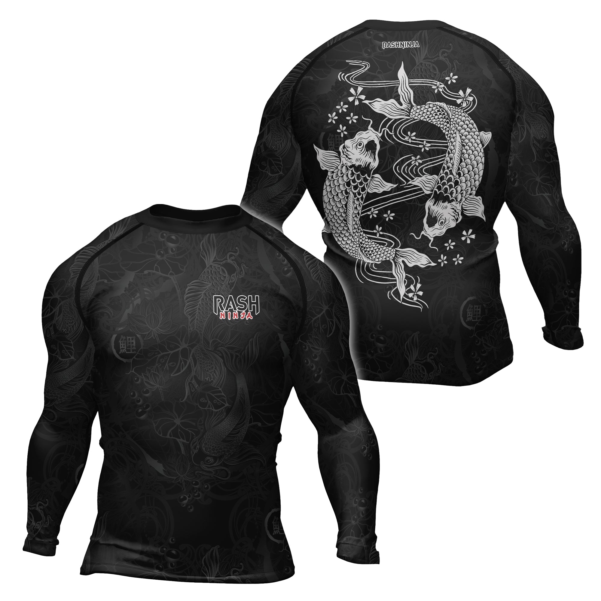 HYOD D3O® RASH GUARD BLACK GRAPHIC XL Custom short sleeve rashguard - Spectrum