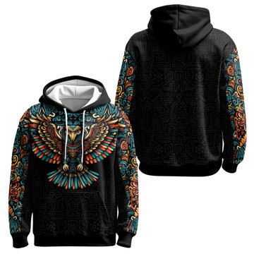 Rashninja Aztec Tribal Eagle AOP Hoodie