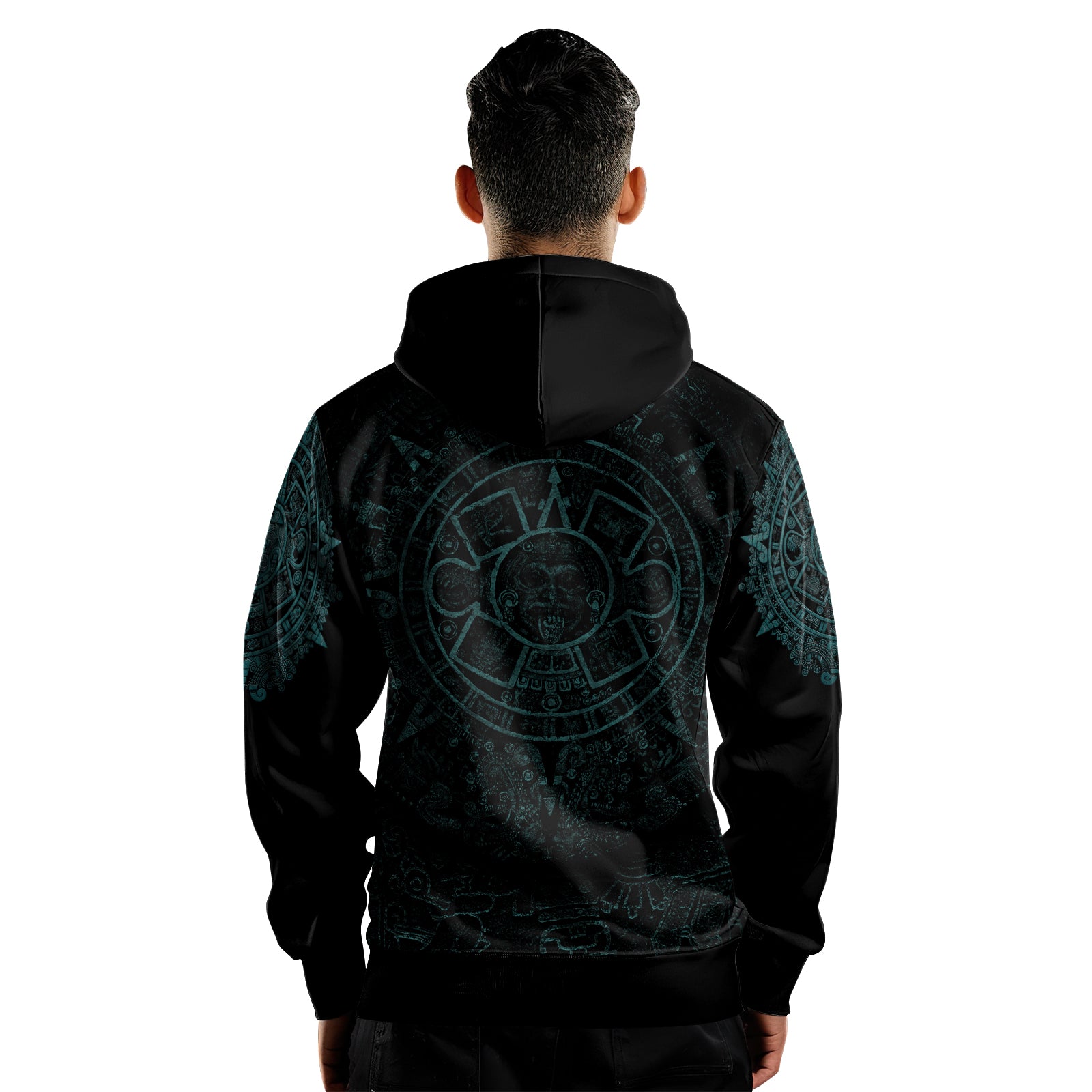 Rashninja Aztec Chief Cranium AOP Hoodie