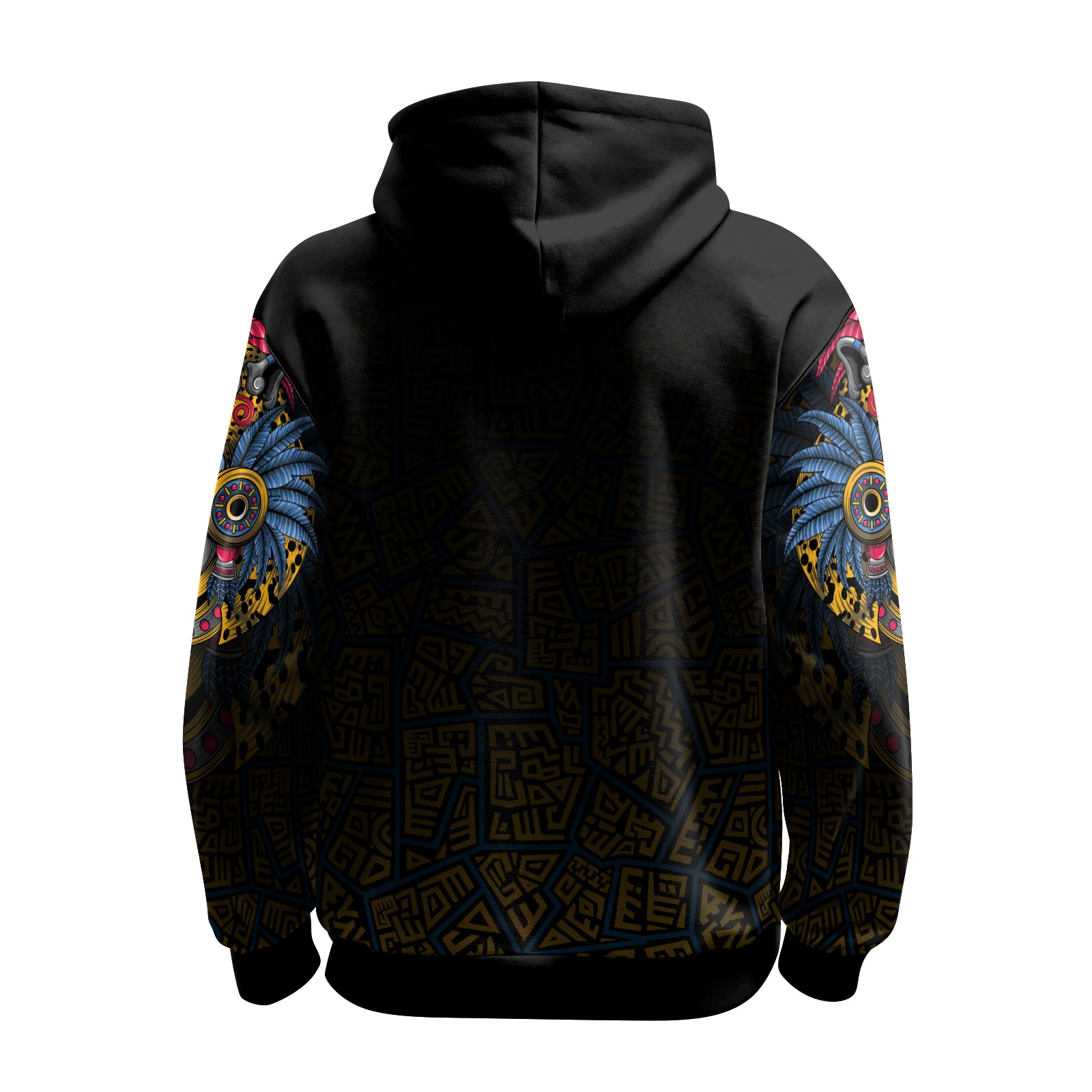 Rashninja Aztec Tribal Jaguar AOP Hoodie