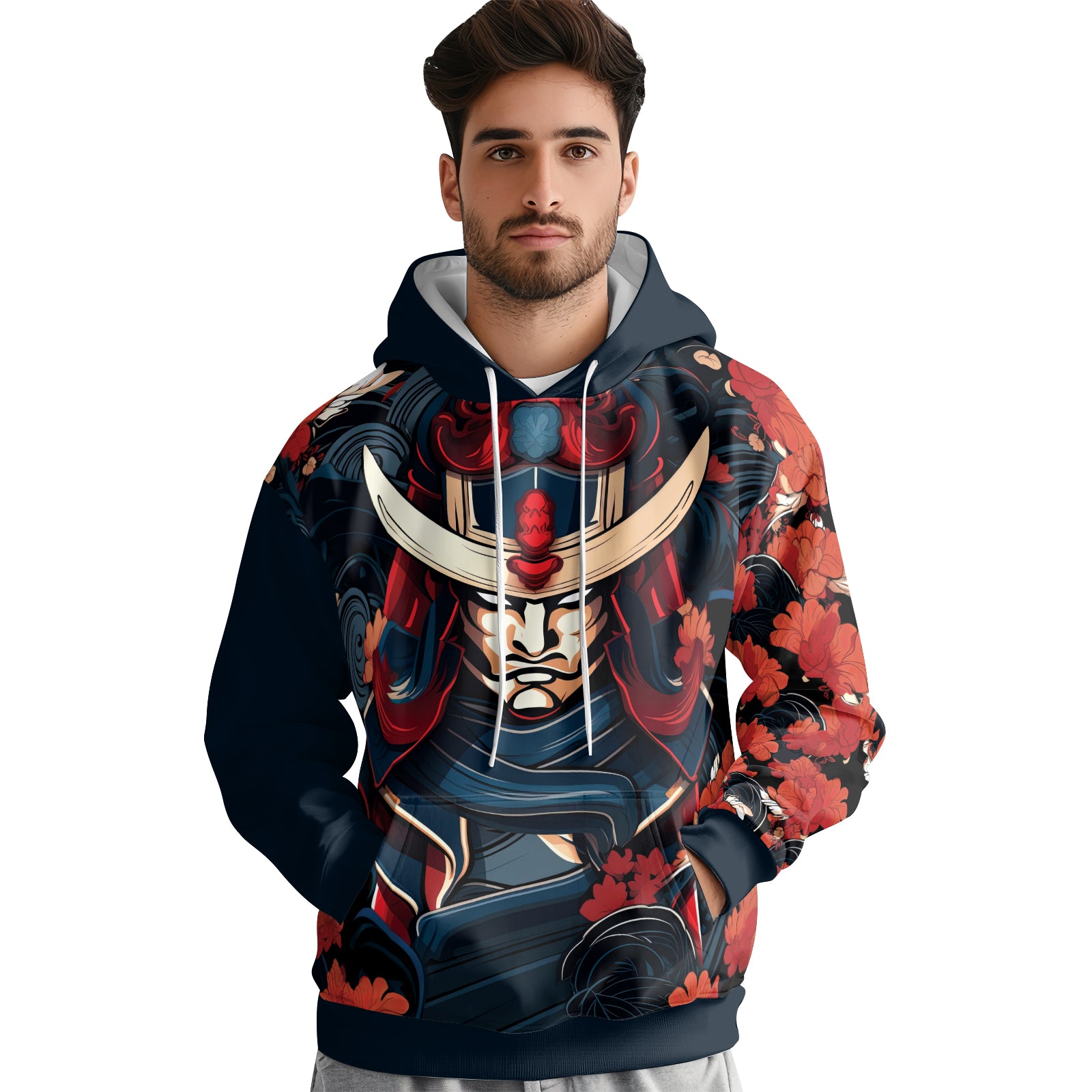 Rashninja Blade of Honor Samurai AOP Hoodie | Samurai Style Hoodie