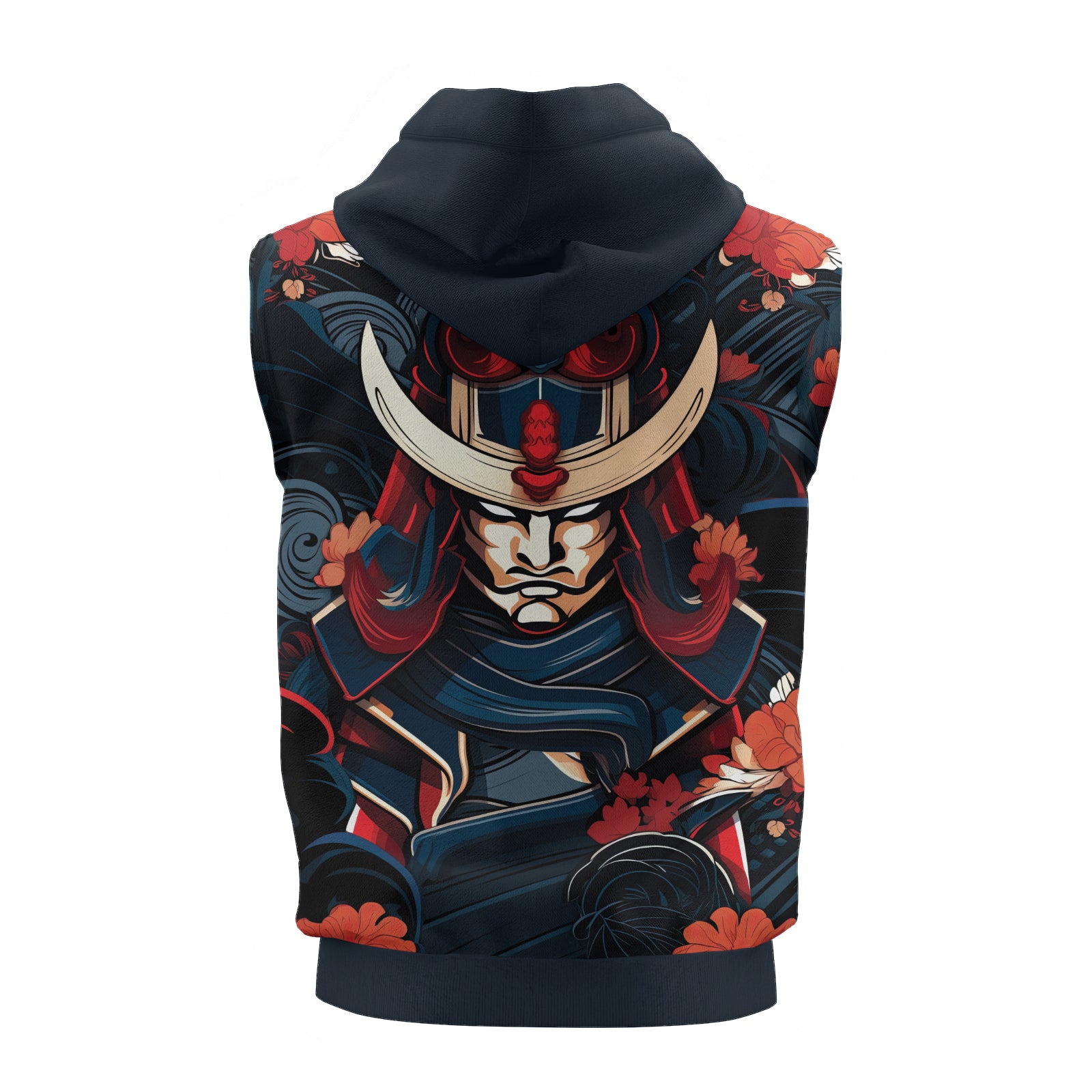 Rashninja Blade of Honor Samurai Sleeveless Hoodie | Sleeveless Hoodie