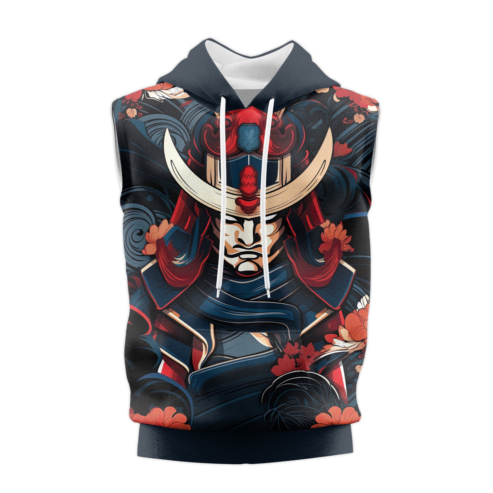 Rashninja Blade of Honor Samurai Sleeveless Hoodie | Sleeveless Hoodie