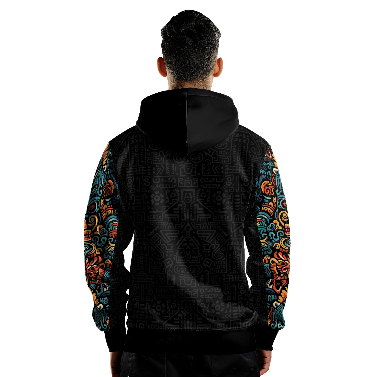 Rashninja Aztec Tribal Eagle AOP Hoodie