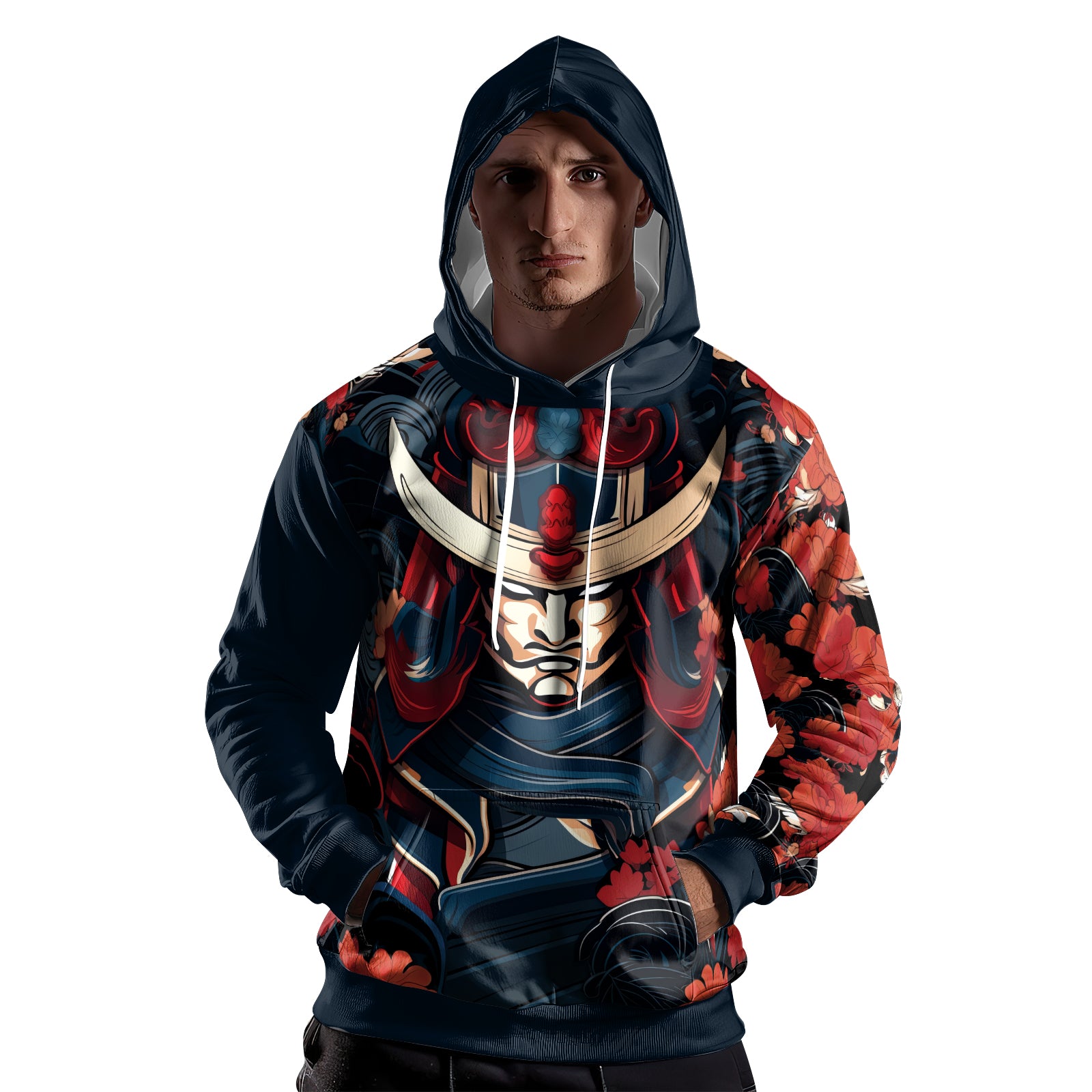 Rashninja Blade of Honor Samurai AOP Hoodie | Samurai Style Hoodie