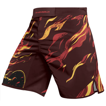 Rashninja Spartan Fire Warrior Men's Fight Shorts