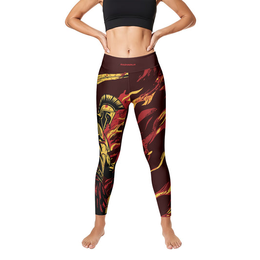 Rashninja Spartan Fire Warrior Women's Leggings