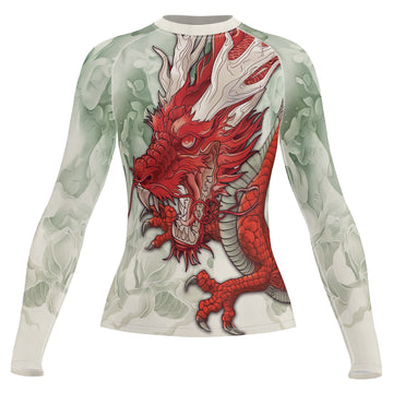 Rashninja Dragon Storm Sovereign Women's Long Sleeve Rash Guard