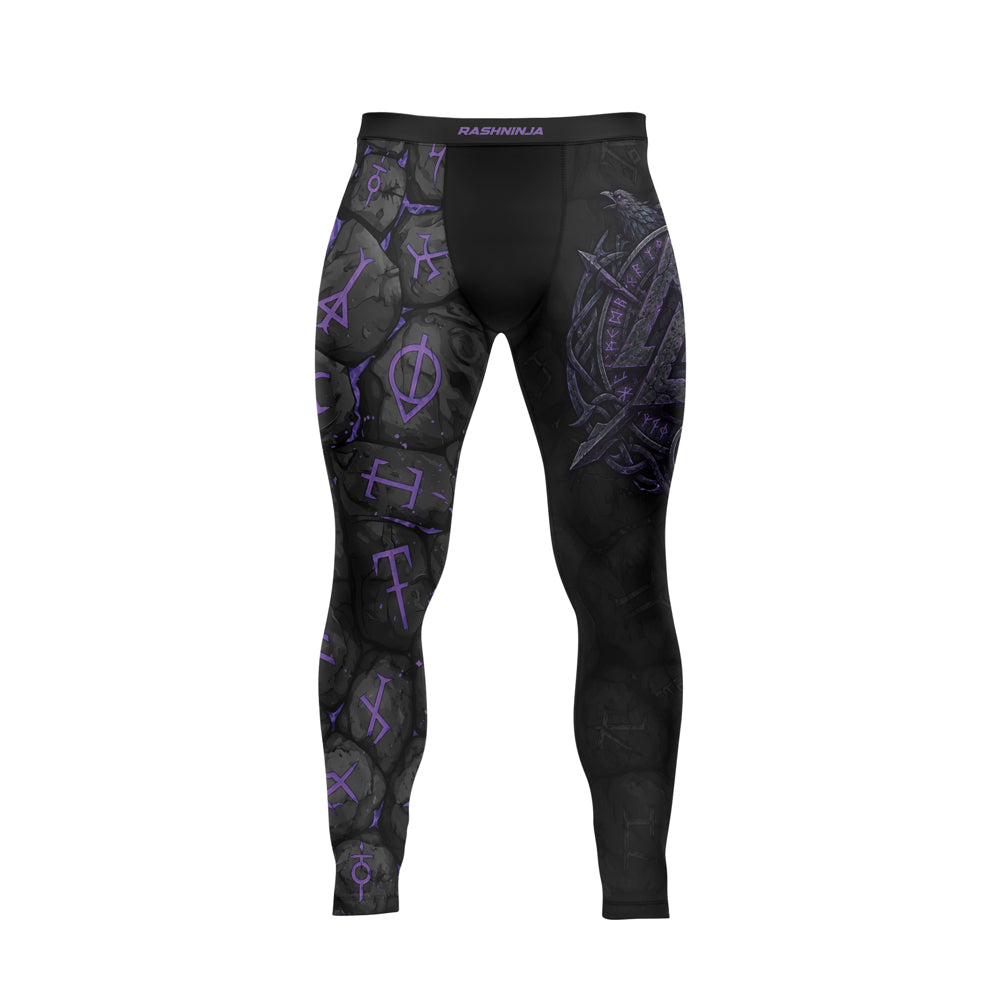 Rashninja Viking Raven Vegvisir Men's Spats