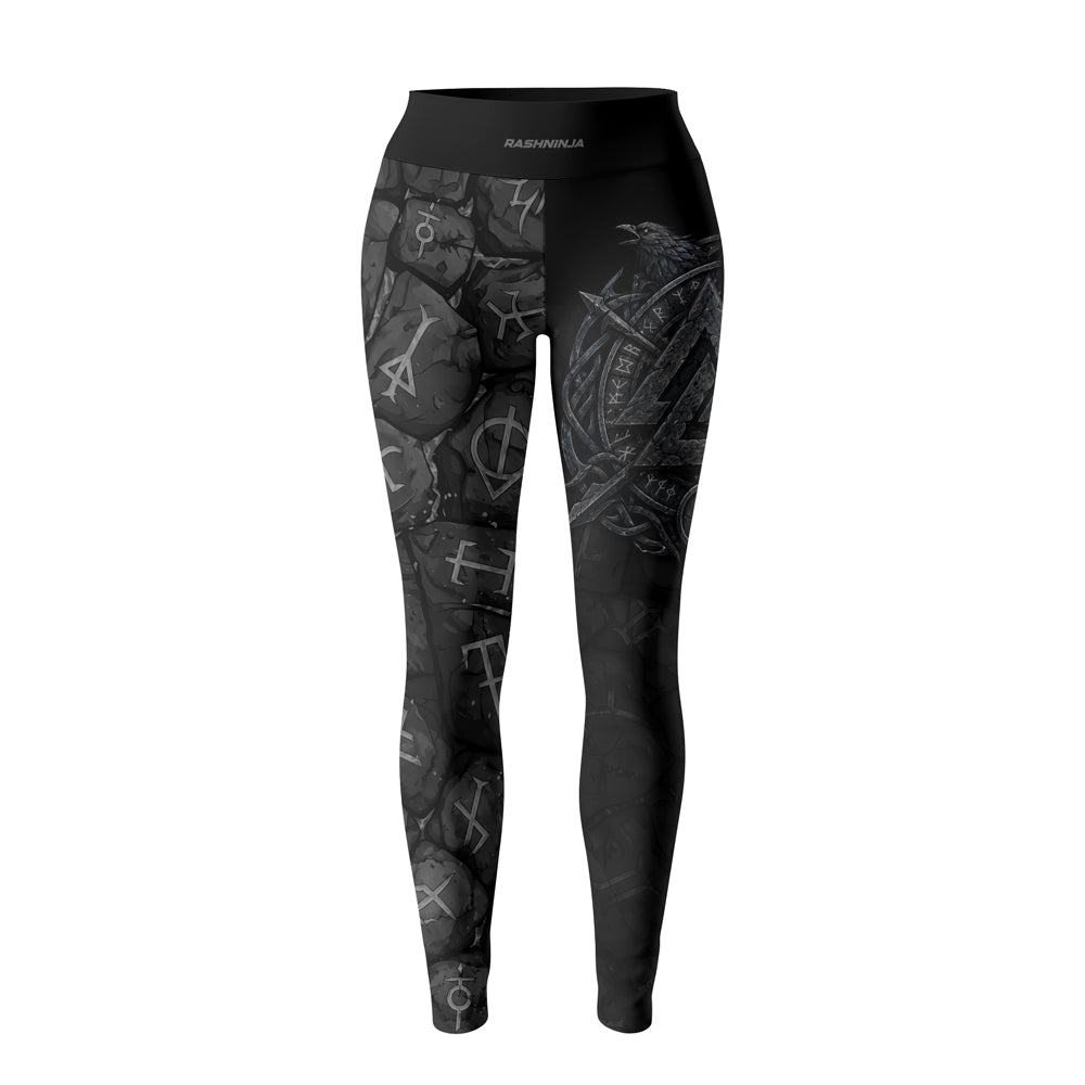 Rashninja Viking Raven Vegvisir Women's Leggings