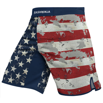Rashninja Freedom Flag Men's Fight Shorts