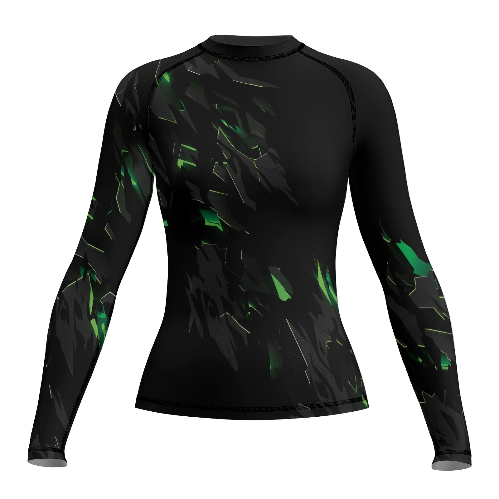 Rashninja Cyber Fracture Women's Long Sleeve Rash Guard