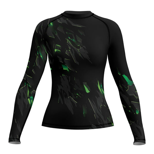 Rashninja Cyber Fracture Women's Long Sleeve Rash Guard
