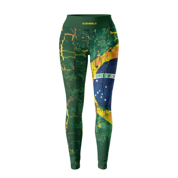 Rashninja Patriot Brazil Flag Women's Leggings