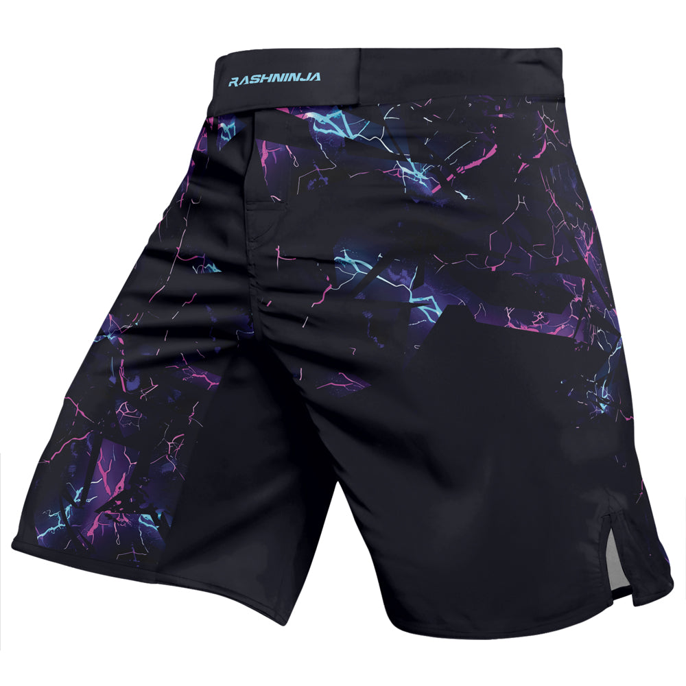 Rashninja Cyber Lightning Men's Fight Shorts