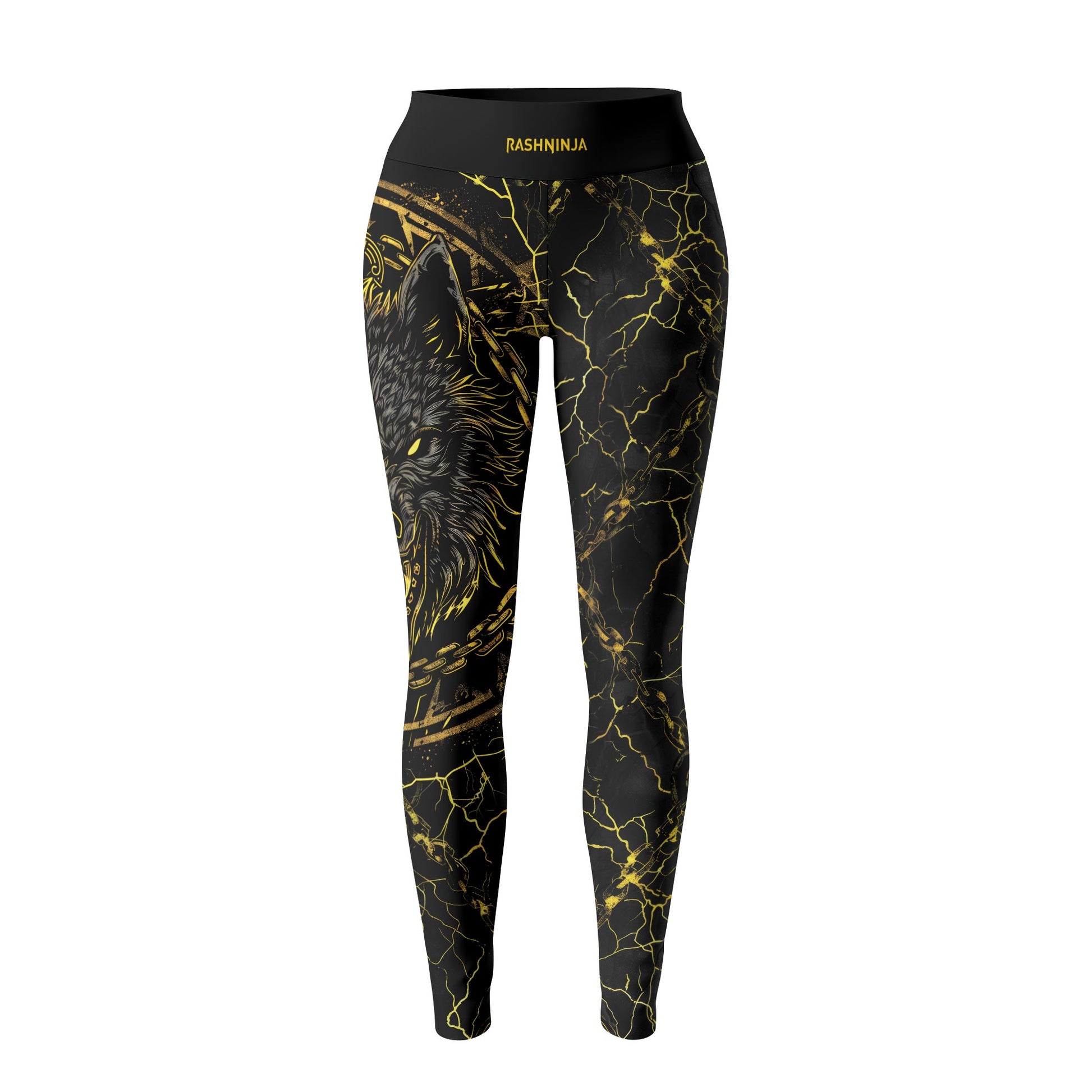 Rashninja Viking Fenrir Wol Women's Leggings