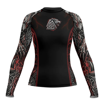 Rashninja Blood Fenrir Wolf Men's Fight Shorts