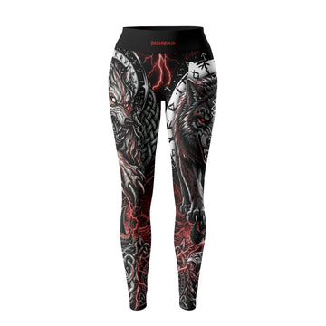 Rashninja Blood Fenrir Wolf Women's Leggings