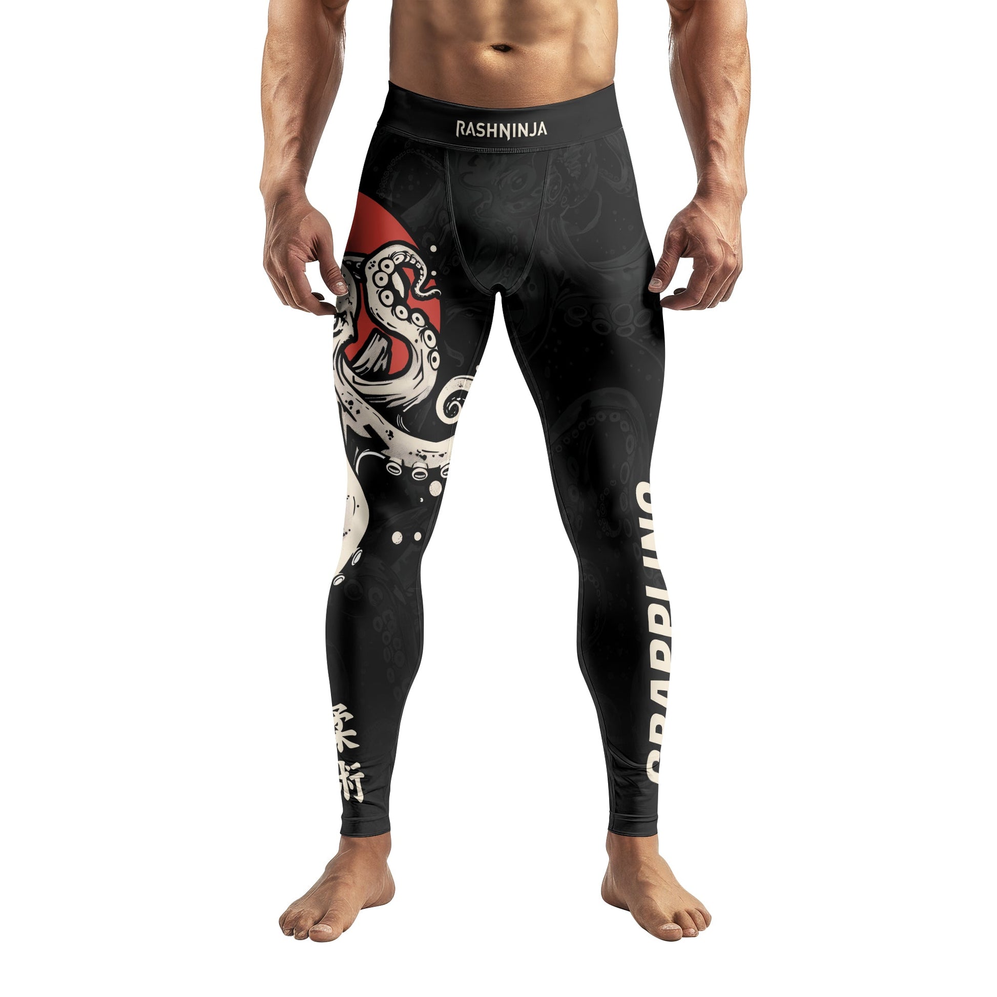 Rashninja Octopus Red Sun Men's Spats
