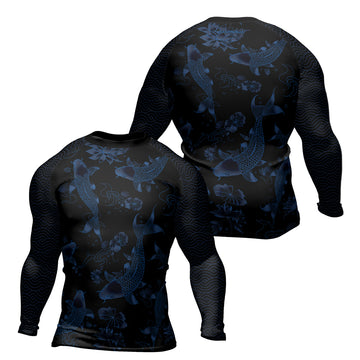Rashninja Samurai Koi Valor Men's Long Sleeve Rash Guard