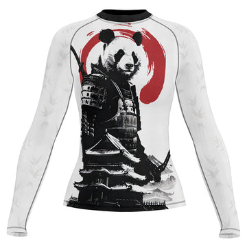 Rashninja Panda Samurai Frost Women's Long Sleeve Rash Guard