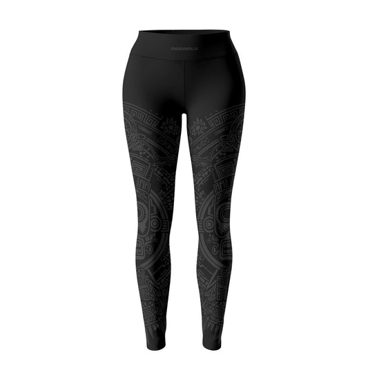 Rashninja Aztec Sun Stone Ranked Women's Leggings