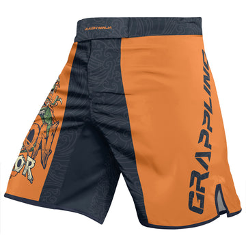 Rashninja Dragon Verdant Blaze Men's Fight Shorts
