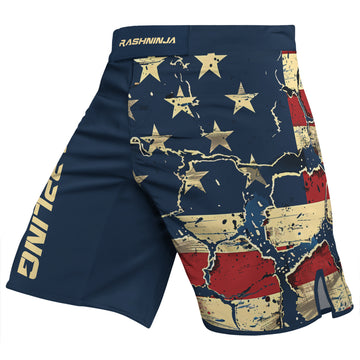 Rashninja Patriot Stars Men's Fight Shorts