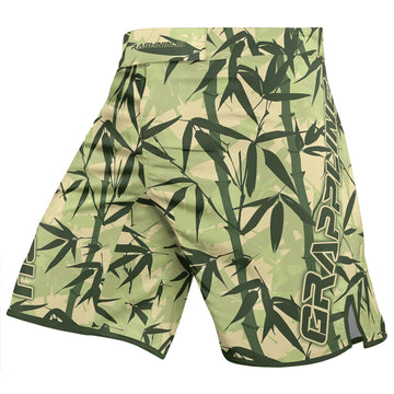 Rashninja Camouflage Bamboo Leaf Blend Men's Fight Shorts