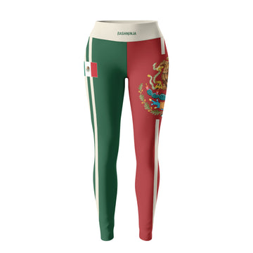 Rashninja Patriot Mexico Flag Women's Leggings