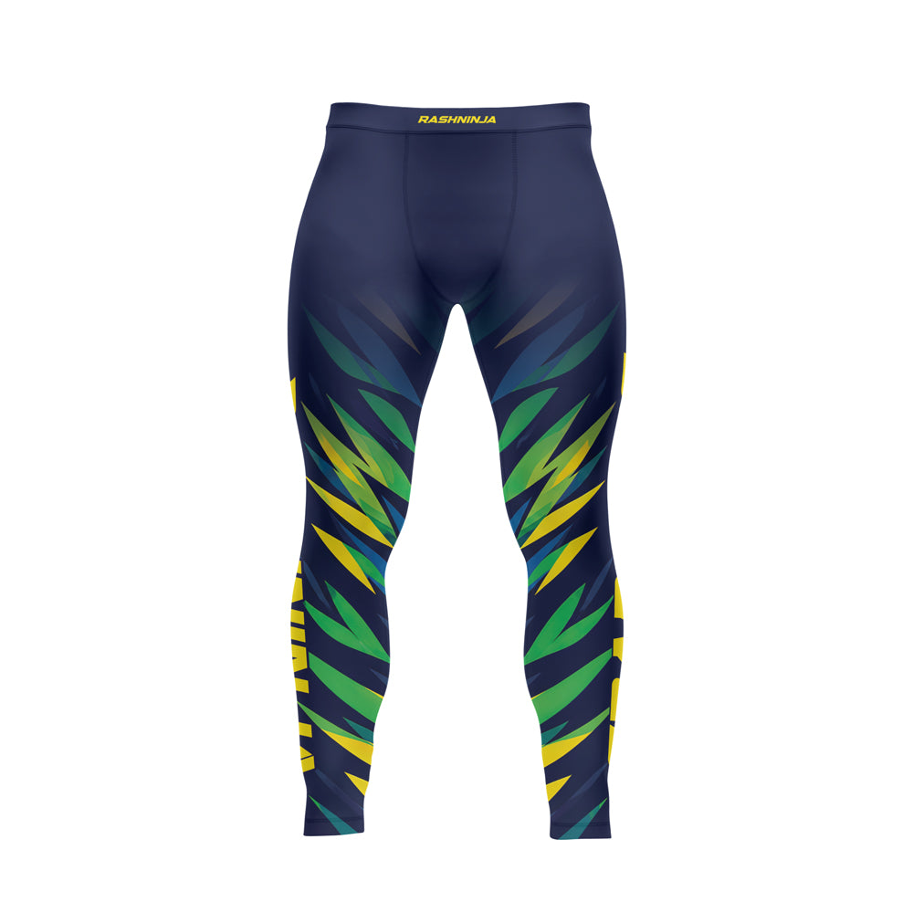 Rashninja Patriot Brazil Flag Men's Spats