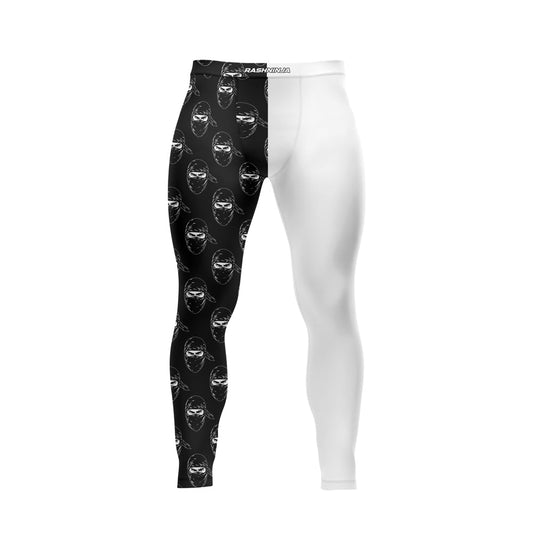 Rashninja Ninja Stealth Pattern White Men's Spats
