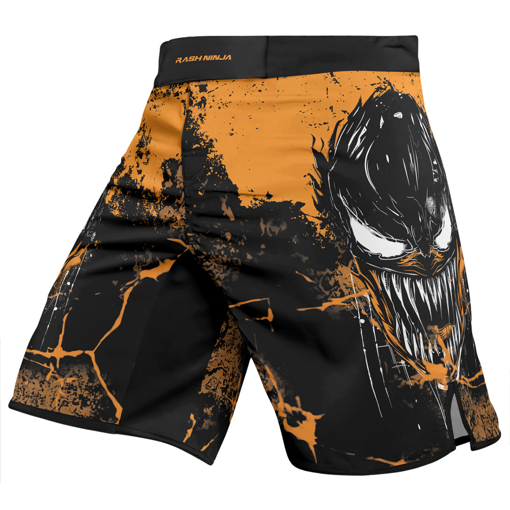 Rashninja Halloween Venom Strike Men's Fight Shorts