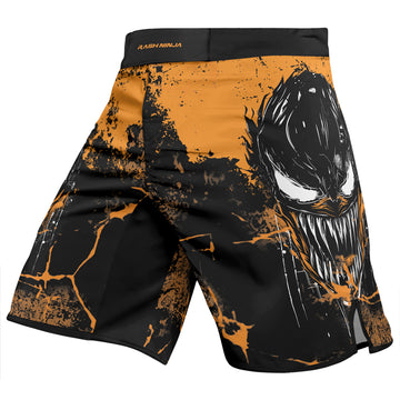 Rashninja Halloween Venom Strike Men's Fight Shorts