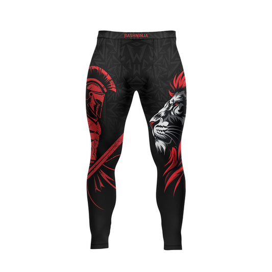 Rashninja Spartan Red Shield Men's Spats