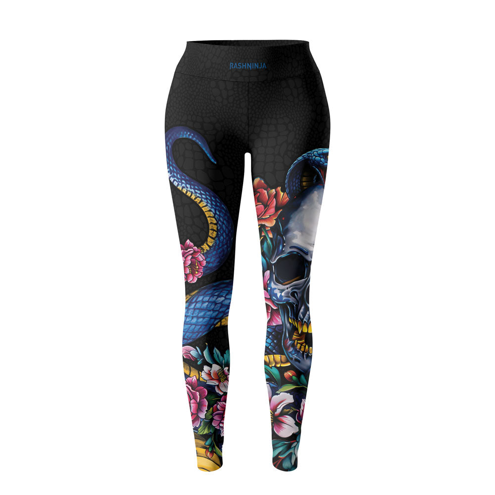 Rashninja Snake Dark Bloom Women's Leggings