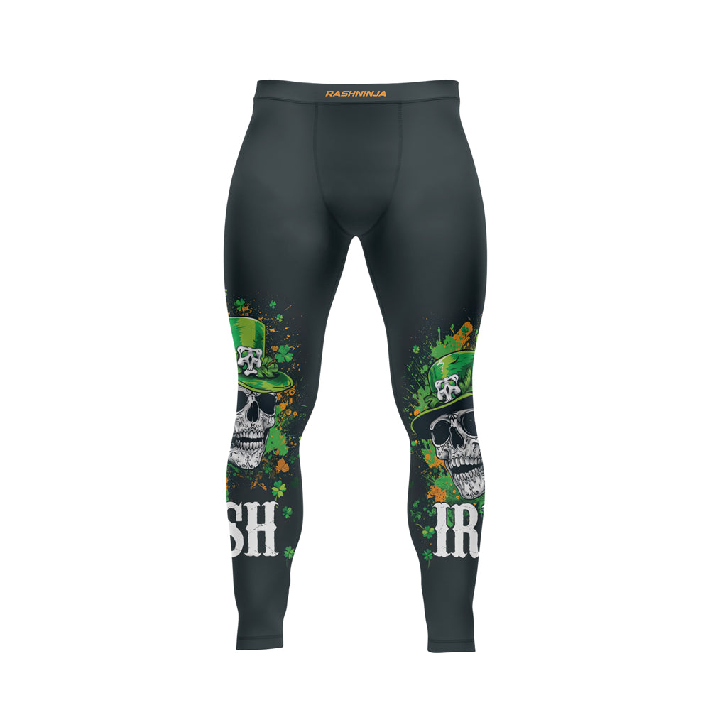 Rashninja Irish Leprechaun Skull Men's Spats