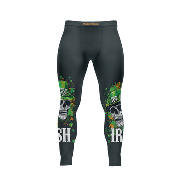 Rashninja Irish Leprechaun Skull Men's Spats