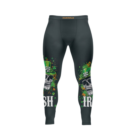 Rashninja Irish Leprechaun Skull Men's Spats