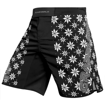 Rashninja Camouflage Black Fusion Men's Fight Shorts