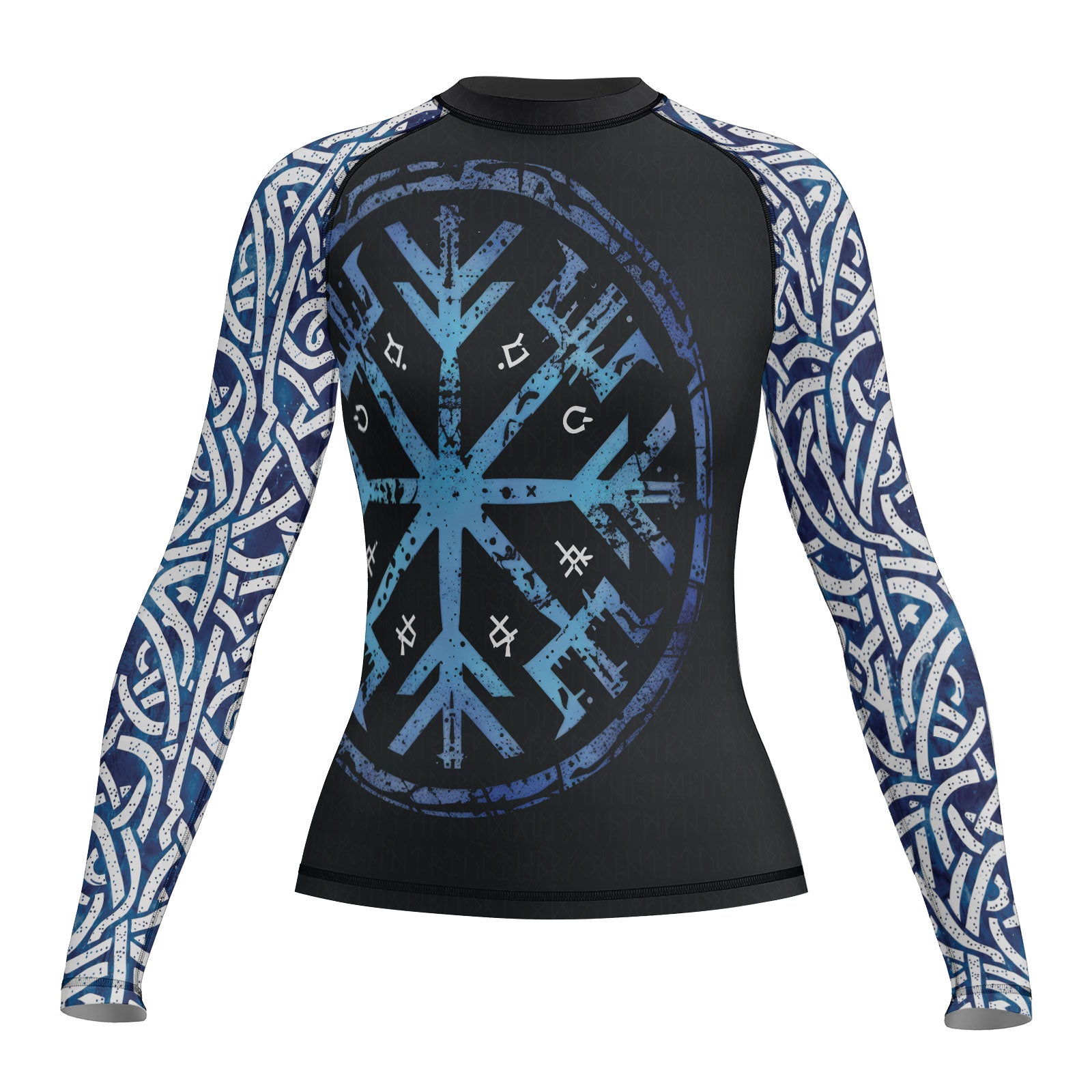 Rashninja Viking Helm of Awe Women's Long Sleeve Rash Guard