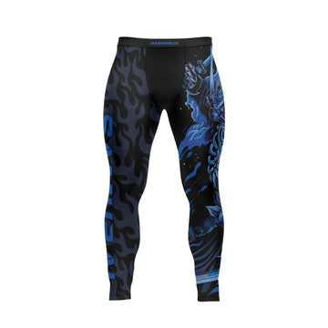 Rashninja Samurai Skull Flame Men's Spats