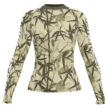 Rashninja Bamboo Camouflage Women's Long Sleeve Rash Guard