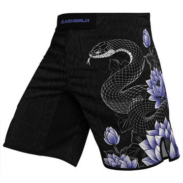 Rashninja Snake Lotus Men's Fight Shorts