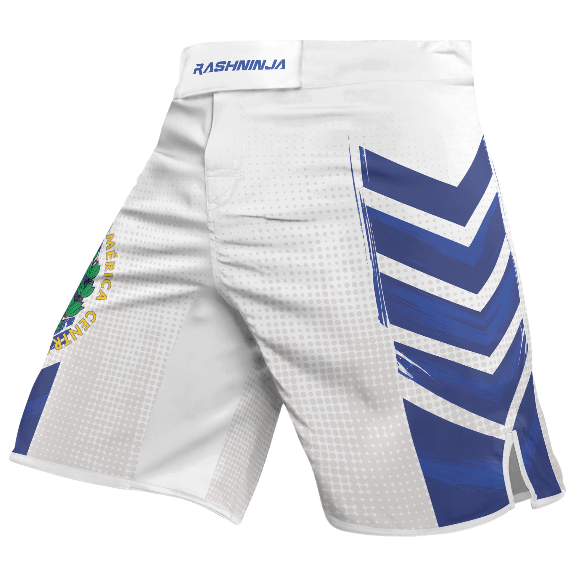 Rashninja Patriot El Salvador Flag Men's Fight Shorts