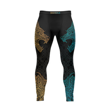 Rashninja Norse Viking Wolf Men's Spats