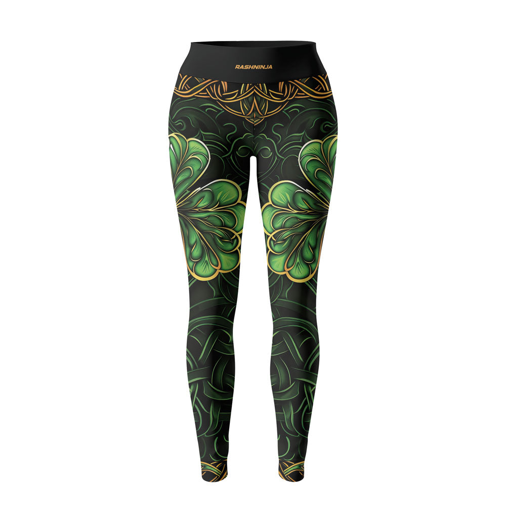 Rashninja Irish Celtic Clover Women's Leggings – St. Patrick's Day Edition