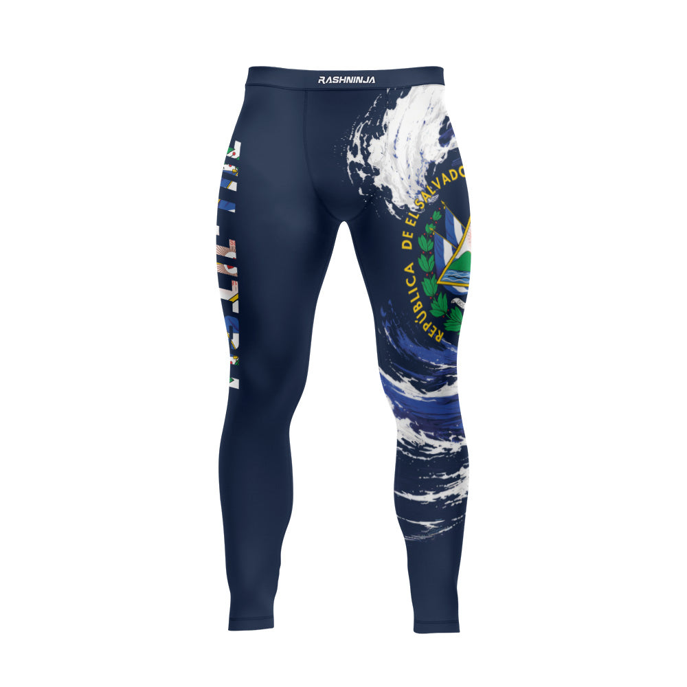 Rashninja Patriot El Salvador Flag Men's Spats