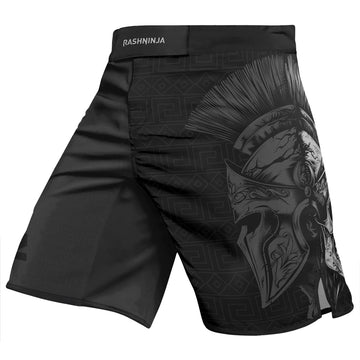 Rashninja Spartan Skull Clash Men's Fight Shorts