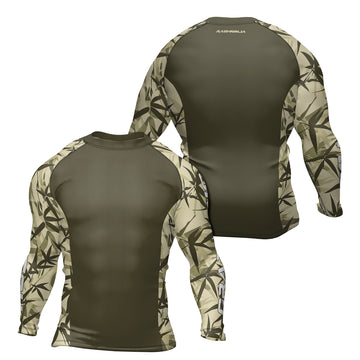Rashninja Bamboo Camouflage Men's Long Sleeve Rash Guard